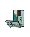 Xiaomi Poco X6 Kılıf Pars Lens Yüzüklü Silikon - Yeşil