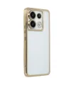Xiaomi Poco X6 Kılıf Razer Lensli Silikon - Gold