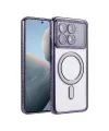 Xiaomi Poco X6 Pro Joke Simli Magneticsafe Kılıf - Derin Mor