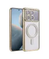 Xiaomi Poco X6 Pro Joke Simli Magneticsafe Kılıf - Gold