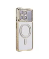 Xiaomi Poco X6 Pro Joke Simli Magneticsafe Kılıf - Gold