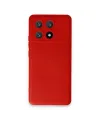Xiaomi Poco X6 Pro Kılıf Nano İçi Kadife Silikon - Kırmızı