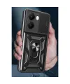 Xiaomi Poco X7 Pro Kılıf Pars Lens Yüzüklü Silikon - Siyah