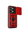 Xiaomi Poco X8 Pro Max Pars Lens Yüzüklü Silikon - Kırmızı