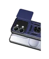 Xiaomi Poco X8 Pro Max Pars Lens Yüzüklü Silikon - Lacivert