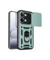 Xiaomi Poco X8 Pro Max Pars Lens Yüzüklü Silikon - Yeşil