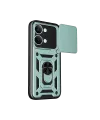 Xiaomi Poco X8 Pro Max Pars Lens Yüzüklü Silikon - Yeşil