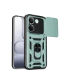 Xiaomi Poco X8 Pro Pars Lens Yüzüklü Silikon - Yeşil