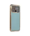 Xiaomi Redmi 10c Kılıf Razer Lensli Silikon - Gold