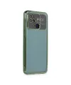 Xiaomi Redmi 10c Kılıf Razer Lensli Silikon - Yeşil