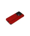 Xiaomi Redmi 12c Kılıf Mega Standlı Silikon - Kırmızı