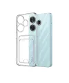Xiaomi Redmi 13 4g Kılıf Kart Şeffaf Silikon - Şeffaf