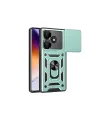 Xiaomi Redmi 13 4g Kılıf Pars Lens Yüzüklü Silikon - Yeşil