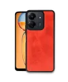 Xiaomi Redmi 13c Kılıf Aras Deri Kapak - Kırmızı