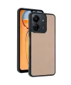 Xiaomi Redmi 13c Kılıf Aras Deri Kapak - Pudra