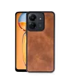 Xiaomi Redmi 13c Kılıf Aras Deri Kapak - Taba
