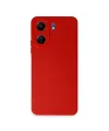 Xiaomi Redmi 13c Kılıf Nano İçi Kadife Silikon - Kırmızı
