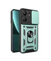 Xiaomi Redmi 13c Kılıf Pars Lens Yüzüklü Silikon - Yeşil