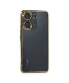 Xiaomi Redmi 13c Kılıf Razer Lensli Silikon - Gold