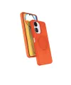 Xiaomi Redmi 13c Regal Magsafe Standlı Kapak - Turuncu