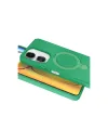 Xiaomi Redmi 13c Regal Magsafe Standlı Kapak - Yeşil