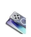 Xiaomi Redmi 14c Combo Sert Şeffaf Magsafe Kapak - Şeffaf