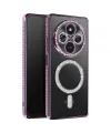 Xiaomi Redmi 14c Joke Simli Magneticsafe Kılıf - Derin Mor