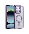 Xiaomi Redmi 15c 4g Joke Simli Magneticsafe Kılıf - Derin Mor