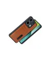 Xiaomi Redmi 15c 4g Sara Kartvizitli Deri Kılıf - Taba