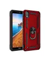 Xiaomi Redmi 7a Kılıf Sofya Yüzüklü Silikon Kapak - Kırmızı