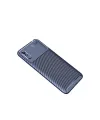 Xiaomi Redmi 9a Kılıf Auto Focus Karbon Kapak - Lacivert