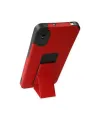 Xiaomi Redmi 9a Kılıf Mega Standlı Silikon - Kırmızı