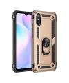 Xiaomi Redmi 9a Kılıf Sofya Yüzüklü Silikon Kapak - Gold