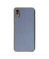 Xiaomi Redmi 9A Kılıf Volet Silikon - Mavi