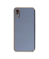 Xiaomi Redmi 9a Kılıf Volet Silikon - Mavi