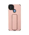 Xiaomi Redmi 9c Kılıf Mega Standlı Silikon - Pudra