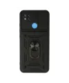 Xiaomi Redmi 9c Kılıf Pars Lens Yüzüklü Silikon - Siyah