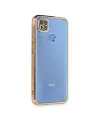 Xiaomi Redmi 9c Kılıf Razer Lensli Silikon - Gold