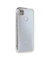 Xiaomi Redmi 9c Kılıf Razer Lensli Silikon - Gümüş