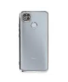 Xiaomi Redmi 9c Kılıf Razer Lensli Silikon - Gümüş