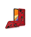 Xiaomi Redmi 9c Kılıf Sofya Yüzüklü Silikon Kapak - Rose
