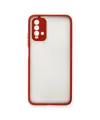 Xiaomi Redmi 9t Kılıf Montreal Silikon Kapak - Kırmızı