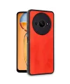 Xiaomi Redmi A3 4g Kılıf Aras Deri Kapak - Kırmızı