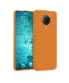 Xiaomi Redmi K30 Pro Kılıf Nano İçi Kadife Silikon - Turuncu