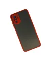 Xiaomi Redmi Note 10 Kılıf Montreal Silikon Kapak - Kırmızı