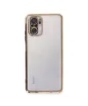 Xiaomi Redmi Note 10 Kılıf Razer Lensli Silikon - Gold