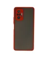 Xiaomi Redmi Note 10 Pro Kılıf Montreal Silikon Kapak - Kırmızı