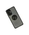 Xiaomi Redmi Note 10 Pro Kılıf Montreal Yüzüklü Silikon Kapak - Siyah