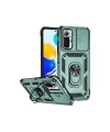 Xiaomi Redmi Note 10 Pro Kılıf Pars Lens Yüzüklü Silikon - Yeşil