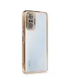 Xiaomi Redmi Note 10 Pro Kılıf Razer Lensli Silikon - Gold